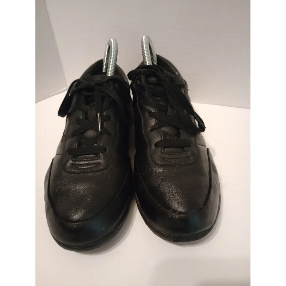 Propet W3840 Black Shock Absorber Comfort Walking Shoes Women's US 7.5 W Lace up